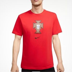 Nike Portugal Crest Soccer Athletic Tee Shirt Size XL